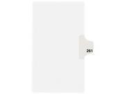 Avery 82477 Individual Legal Dividers Letter Size 261