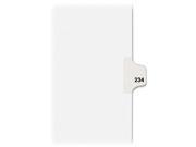 Avery 82450 Individual Side Tab Legal Exhibit Dividers