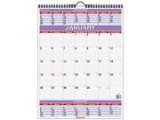 AT A GLANCE PM102814 Three Month Wall Calendar