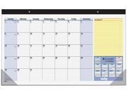 AT A GLANCE SK72600 QuickNotes Compact Academic Monthly Desk Pad