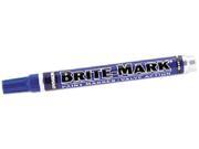 Dykem 84001 BRITE MARK Medium Markers Blue 1 Each