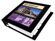 Avery Framed View Binder With One Touch Locking EZD Rings 3 Capacity Black