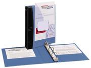 Avery Dennison Comfort Touch Durable View Binder 1 Capacity Vinyl Blue