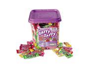 Nestle 48749 Wonka Assorted Flavor Laffy Taffy 3.08 lbs 145 Wrapped Pieces Tub
