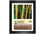 Bamboo Frame 8 1 2 x 11 Black
