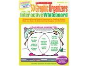 Scholastic 0545207150 Graphic Organizers for Interactive Whiteboard Grades 2 5 112 pgs CD