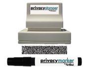 Xstamper 35302 Secure Stamp S10 with Marker 1 2 Inch x 1 5 8 Black