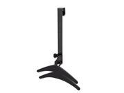 Safco 4228BL Plastic Coat Hook 2 Hook 1 3 4 x 2 1 2 x 19 1 4 Black