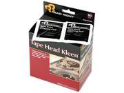 Read Right RR1301 Tape Head Kleen Pad Individually Sealed Pads 5 x 5 80 Box