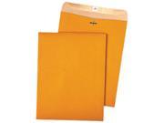 Quality Park 100% Recycled Brown Kraft Clasp Envelope 10 x 13 Light Brown 100 Box