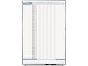 Quartet Matrix Employee Tracking Board - White (34 x 23)