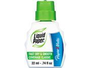 Paper Mate Liquid Paper 61446 Fast Dry Classic Correction Fluid 22 ml Bottle White