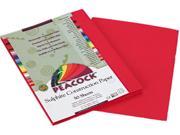 Pacon 103008 Tru Ray Construction Paper 76 lbs. 9 x 12 Scarlet 50 Sheets Pack