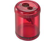 Officemate 30240 Pencil Crayon Sharpener Twin Red
