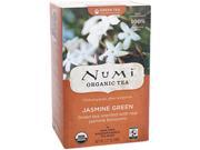 Numi 10108 Organic Teas and Teasans 1.27 oz Jasmine Green 18 Box