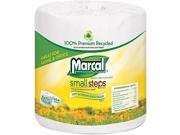Marcal Small Steps 4580 1005 Premium Recycled Two Ply Bath Tissue 504 Sheets Roll 80 Rolls Carton