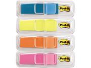 Post it Flags 683 4ABX Highlighting Flags Bright Colors 1 2 x 1 3 4 35 Color 4 Dispensers Pack