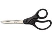 Fiskars 01 005086 Recycled Scissors 8 in. Length Straight Pointed Black 2 Pack