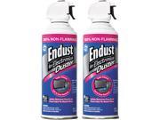 Endust 248 050 Compressed Gas Duster 2 10oz Cans Pack