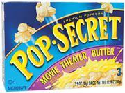 Pop Secret 57690 Microwave Popcorn Movie Theater Butter 3.5 oz Bags 3 Bags Box