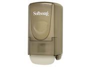 Softsoap 01946 Plastic Liquid Soap Dispenser 800ml 5 1 4w x 3 7 8d x 10h Smoke