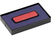COSCO 061797 Felt Replacement Ink Pad for 2000PLUS Economy Message Dater Red Blue