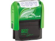 2000 PLUS Green Line 035347 2000 PLUS Green Line Message Stamp Copy 1 1 2 x 9 16 Blue