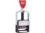 COSCO 011033 2000 PLUS Two Color Word Dater Paid Self Inking