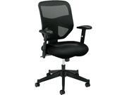 HON Prominent High Back Work Chair - Mesh Computer Chair for Office Desk, Black (HVL531)