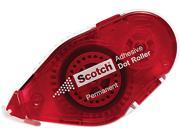 Scotch Adhesive Dot Roller Refill .3 in x 49ft