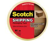 Scotch 3750 Commercial Grade Packaging Tape 1.88 x 54.6 yards 3 Core Clear