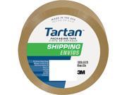 Tartan 3710T 6 Bulk Packed Commercial Grade Tape 2 x 55 yards 3 Core Tan