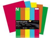 Wausau Paper Astrobrights Eco Brights Colored Paper 24lb 8 1 2 x 11 Assorted 500 Shts Rm