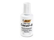 BIC WOC12 WE Cover It Correction Fluid 20 ml Bottle White