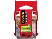 Scotch 145 Sure Start Packaging Tape 2 x 22.2 yards 2 Core Clear