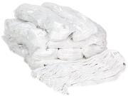 UNISAN 4024RCT Pro Loop Web Tailband Wet Mop Head Rayon 24 Size White 12 Carton
