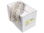 UNISAN 224CCT Premium Cut End Wet Mop Heads Cotton 24 oz. White 12 Carton