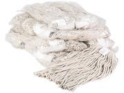 UNISAN 220CCT Premium Cut End Wet Mop Heads Cotton 20 oz. White 12 Carton