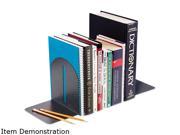 STEELMASTER by MMF Industries 2410171A3 Fashion Bookends 9 x 5 x 7 Granite Pair