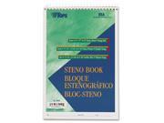Tops 8001 Gregg Steno Books 6 x 9 Green Tint 60 Sheet Pad