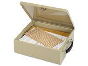 STEELMASTER by MMF Industries 221615103 Jumbo Cash Box w Lock Sand