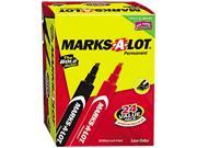 Marks A Lot Permanent Marker Large Chisel Tip Assorted 24 Set