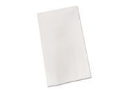 Tablemate Bio Degradable Plastic Table Cover 54 x 108 6 Pack White