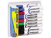 Marks A Lot Desk Style Dry Erase Markers Chisel Tip Assorted 24 Pack