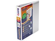 Stride 87020 Quick Fit D Ring View Binder 1 1 2 Capacity White