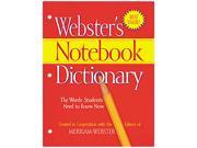 Merriam Webster FSP0566 Notebook Dictionary Three Hole Punched Paperback 80 Pages