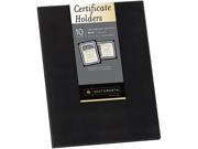 Southworth PF18 Certificate Holder 12 x 9 1 2 Black 10 Pack