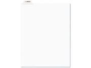 Avery Preprinted Legal Bottom Tab Dividers Exhibit Y Letter 25 Pack