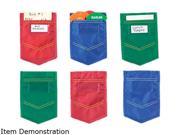 Learning Resources LER6445 Mini Pockets Blue Red Green 4 x 6 6 Pack