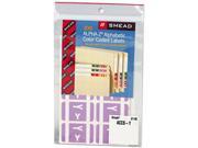 Smead 67195 Alpha Z Color Coded Second Letter Labels Letter Y Lavender 100 Pack